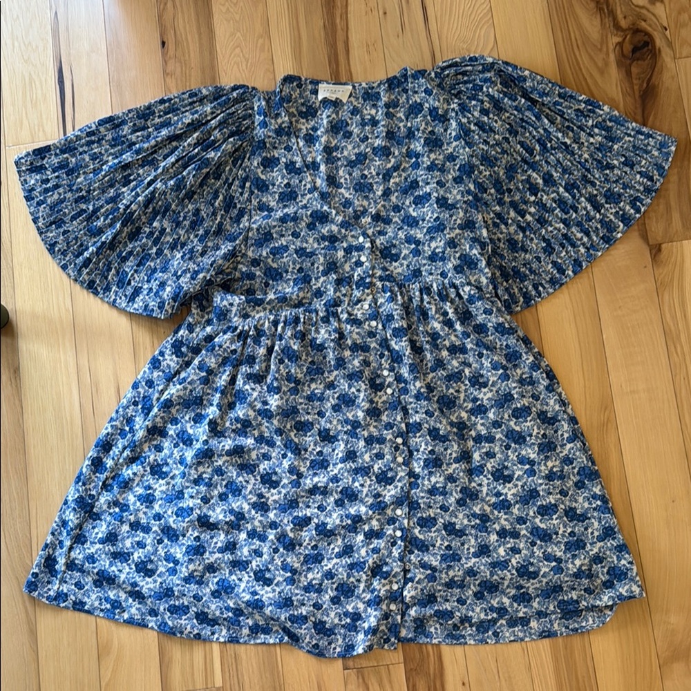 Floral Blue Sézane Dress